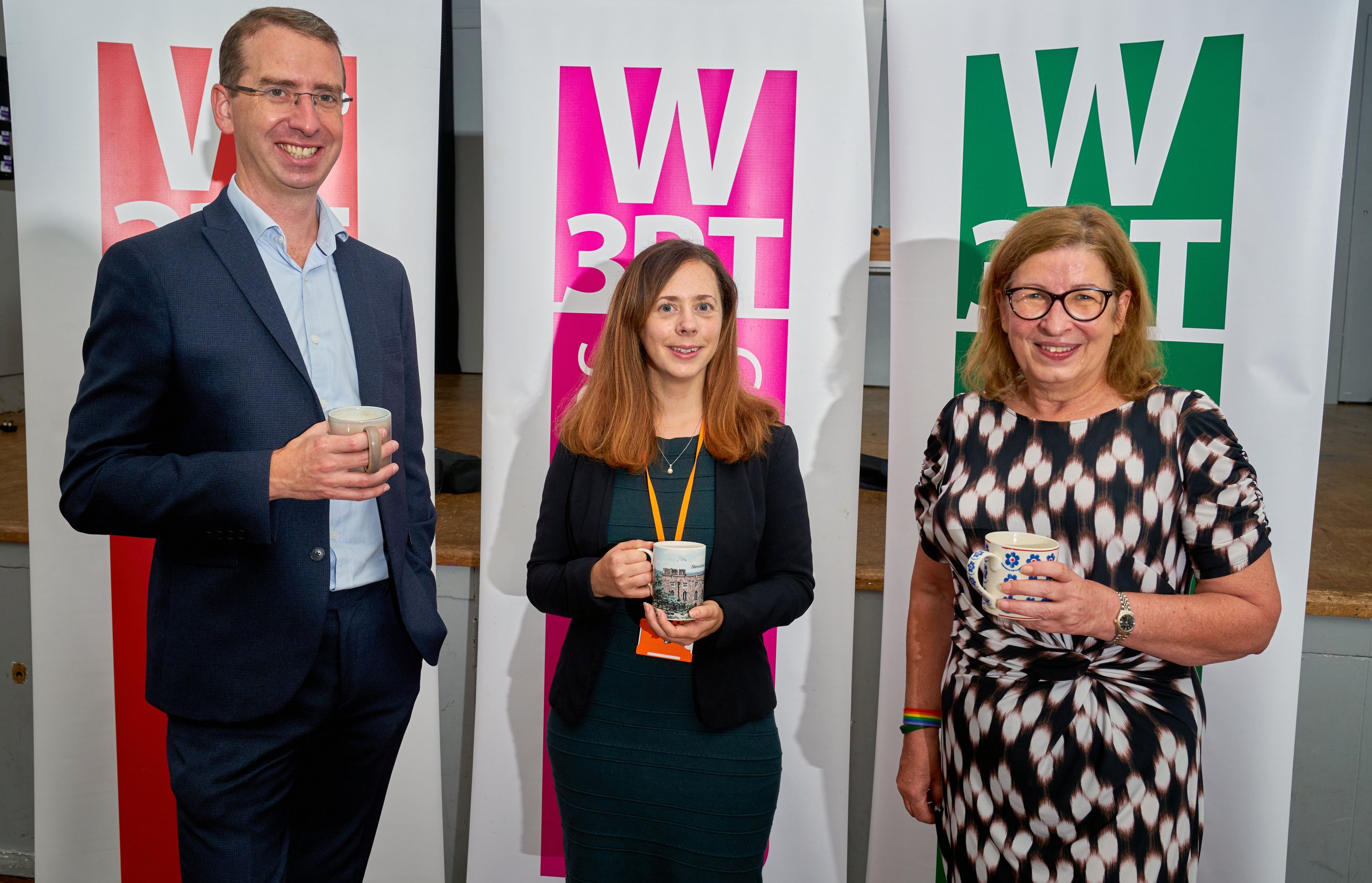 Watford Mayor Peter Taylor, Three Rivers Leader Sarah Nelmes and Head of Community Development at W3RT Clare Baars-Gordon