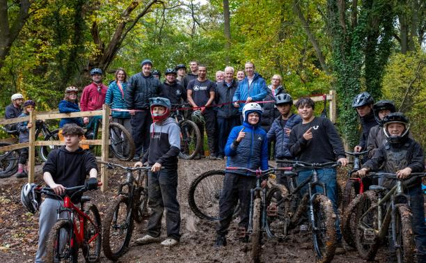 Whippendell Wood bike trail launch