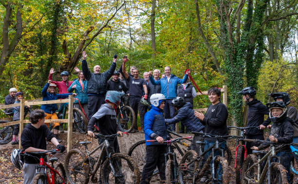 Whippendell Wood bike trail launch