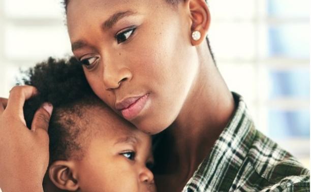 Photo of mother and child for  cost of living emergency