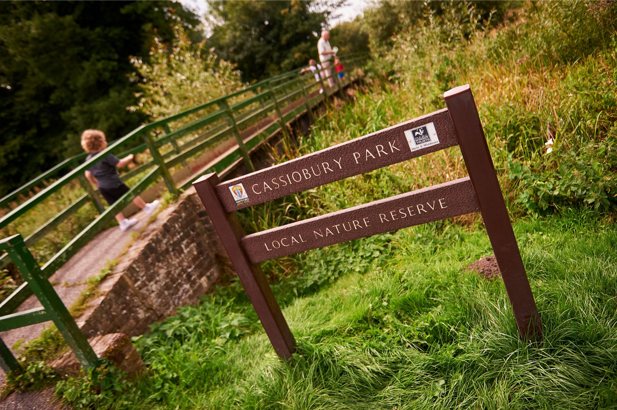 Cassiobury park signage