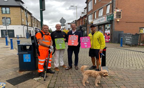 New funding will help Watford Borough Council to tackle the sticky issue of chewing gum on town’s streets
