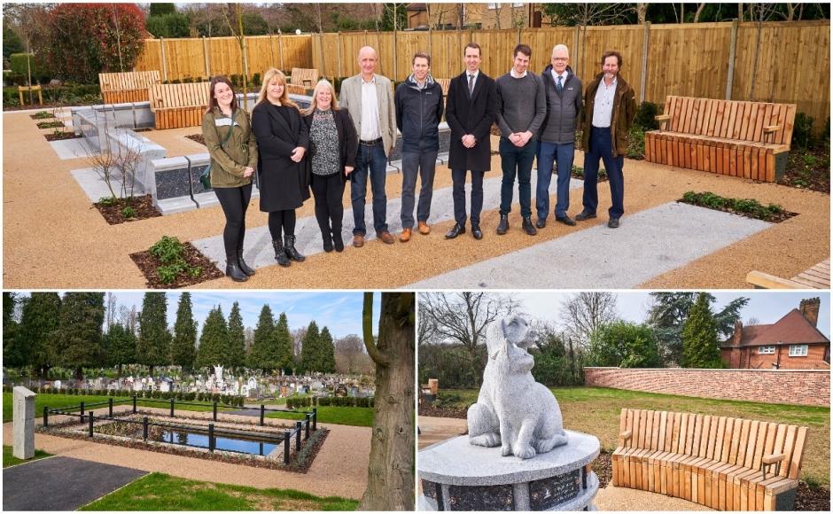 Collage of north watford cemetery improvements
