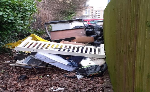 Flytip epsom road