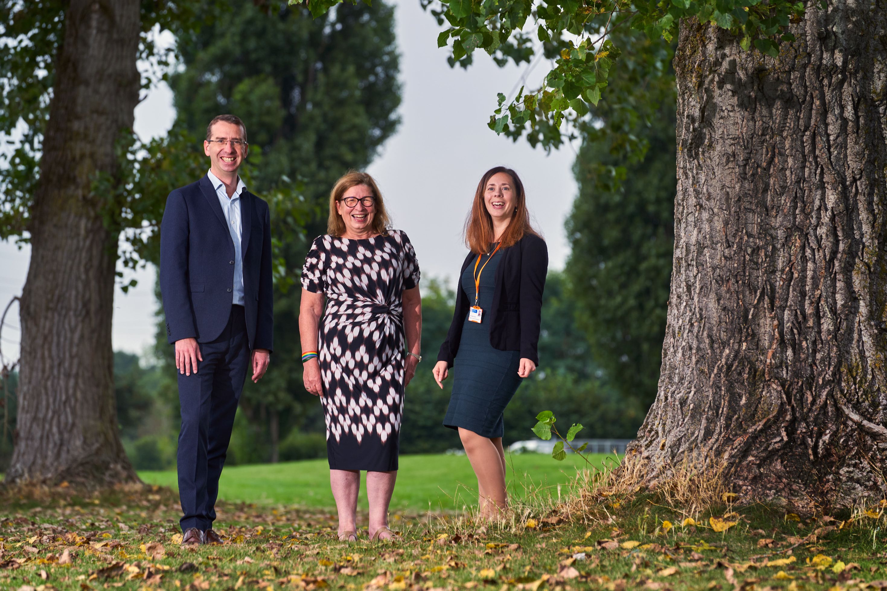 Watford Mayor Peter Taylor, Three Rivers Leader Sarah Nelmes and Head of Community Development at W3RT Clare Baars-Gordon