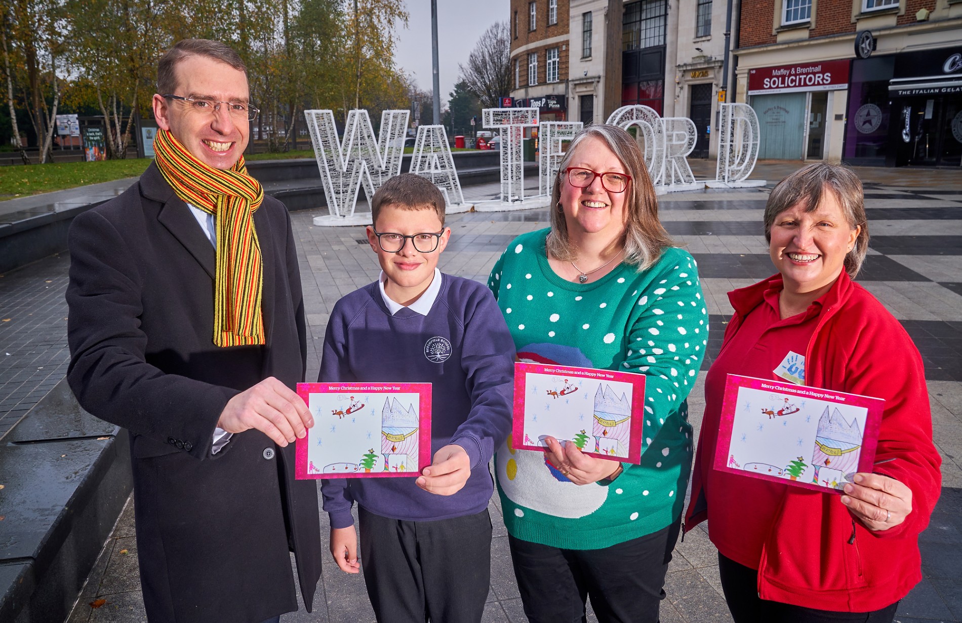Watford Mayor s Charity Christmas Card Raises Over 7 500 For Local 
