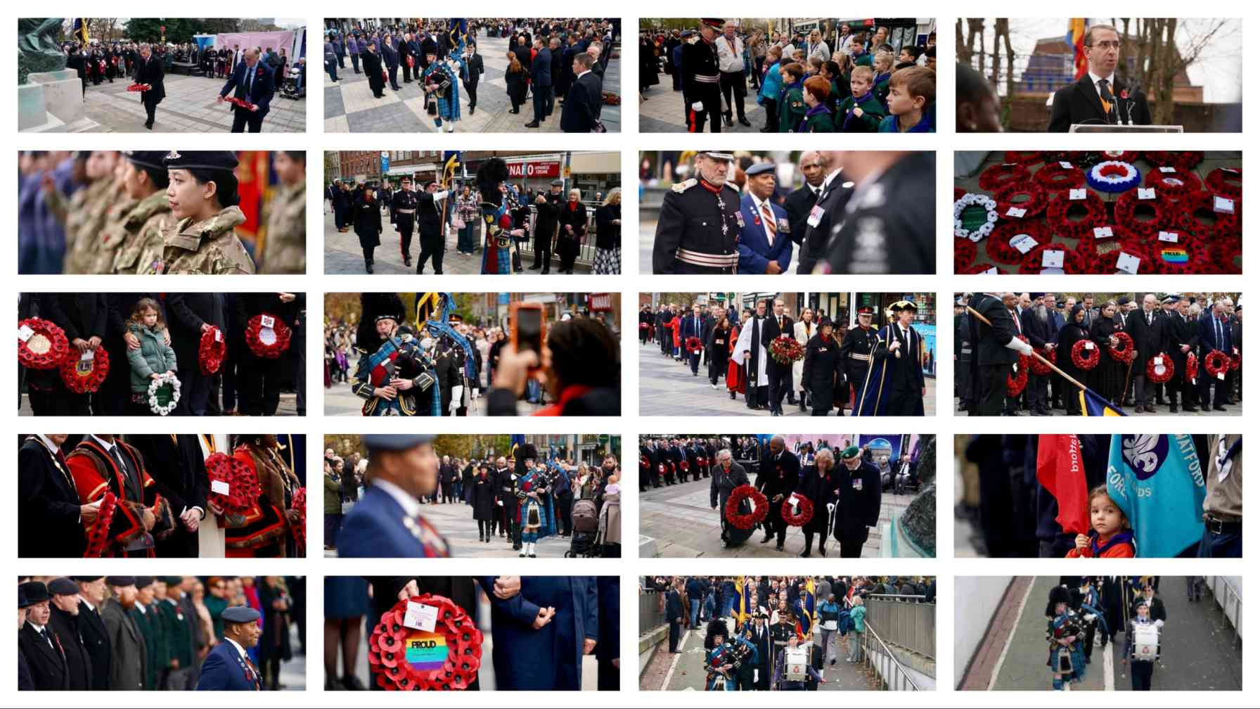 Remembrance Sunday 2025 Collage