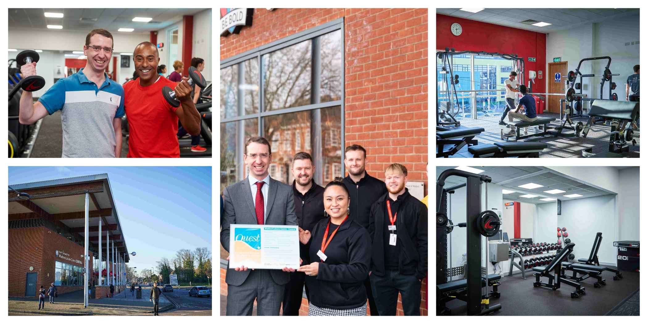 Watford Leisure Centre Collage