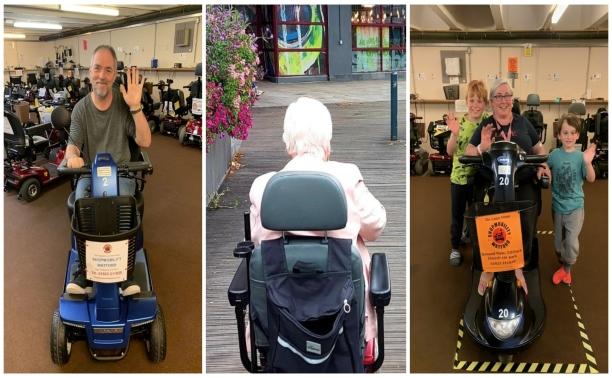 Shopmobility collage