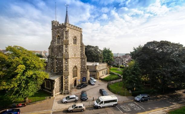 St marys church and church street