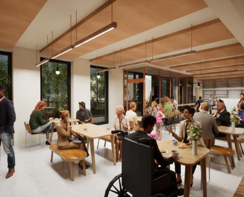 Picture of the new Town Hall Cafe