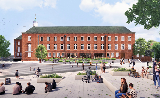 Town Hall CGI for the Town Quarter project