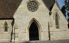 The front of Vicarage Road Cemetery
