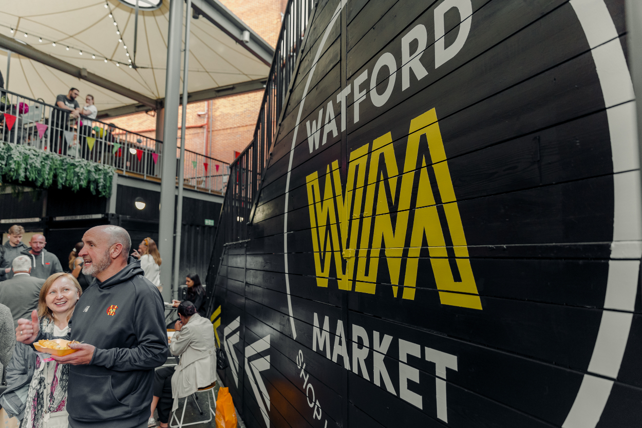 Watford market sign