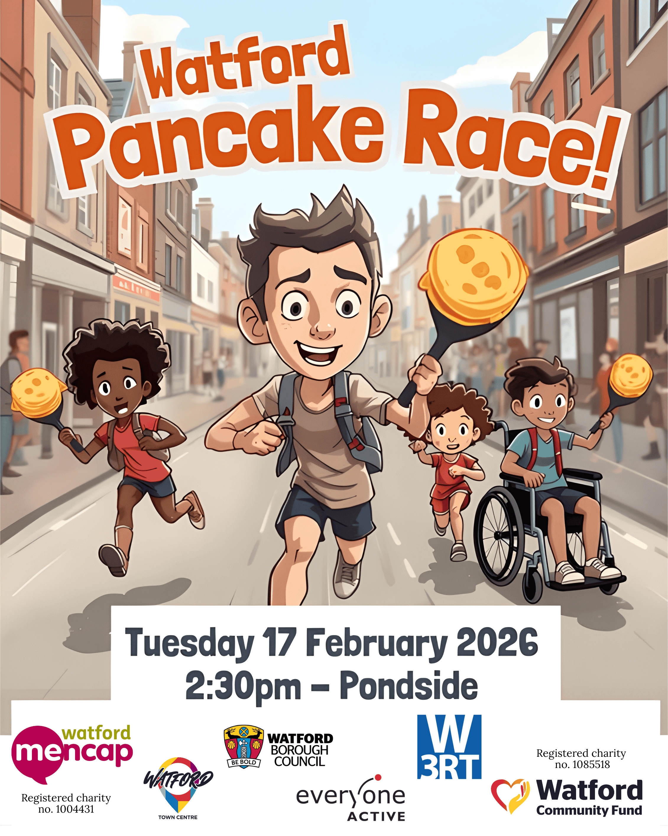 Watford mencap pancake race 2026 1