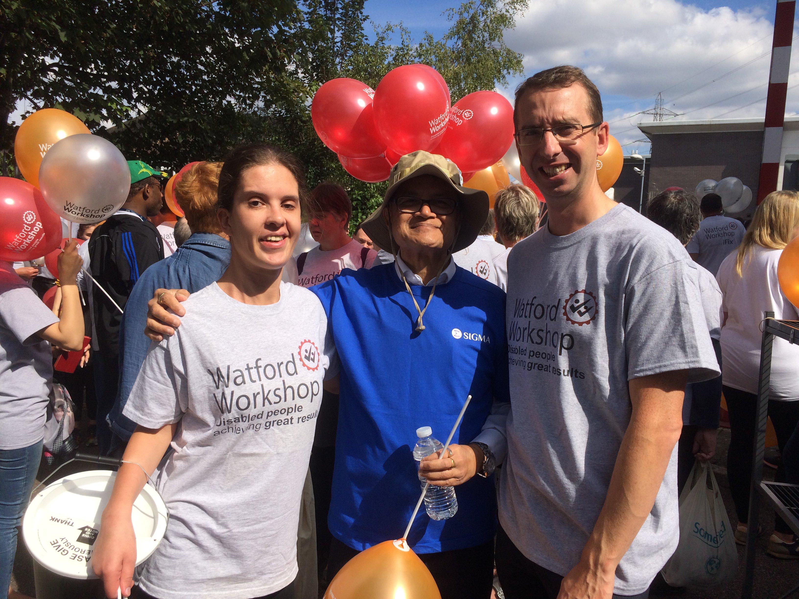 Mayor of Watford, Peter Taylor attending an event.