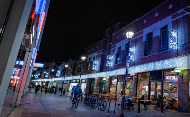 Town Centre during Christmas - photo by Tom Willmott