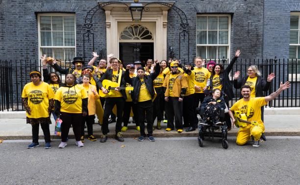 Electric Umbrella Downing Street