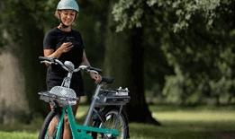 A beryl bike being taken for a ride