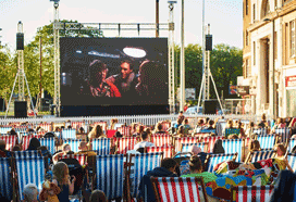 Big Screen event in the Town Centre