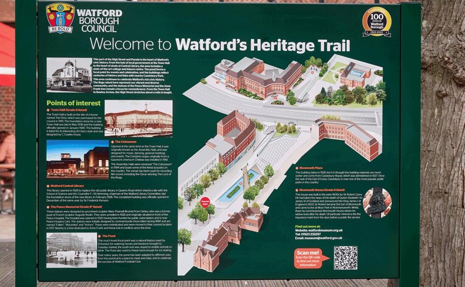 New heritage trail boards