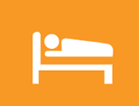 person in bed icon