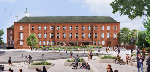 Town Hall CGI design for the Town Hall Quarter project