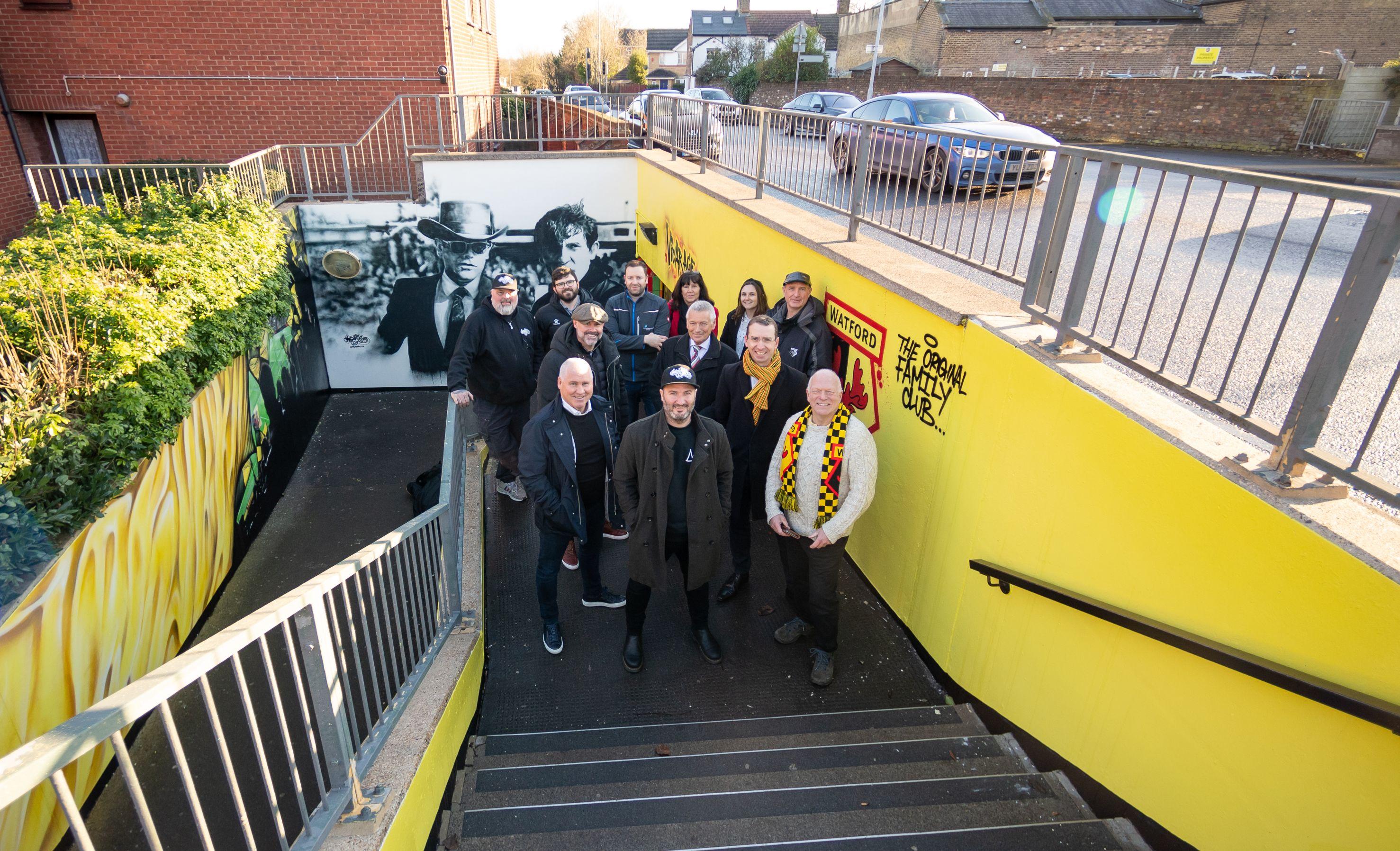 Watford FC Mural Representatives